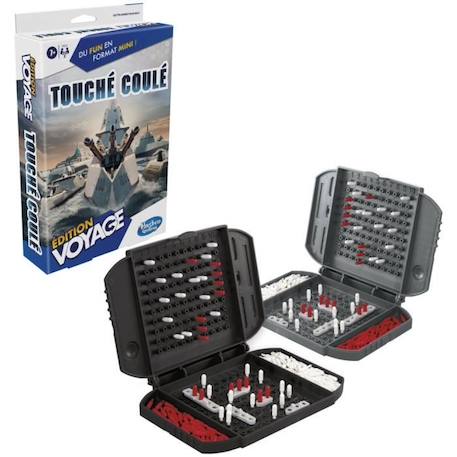 Touché coulé Voyage, jeu de société de voyage pour 2 joueurs, jeu de voyage, jeu pour enfants, Dès 7 ans, Hasbro Gaming BLEU 1 - vertbaudet enfant 