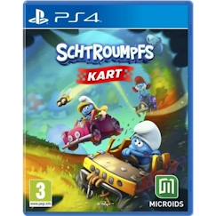 Jouet-Jeux vidéos et jeux d'arcade-Schtroumpfs Kart - Jeu PS4