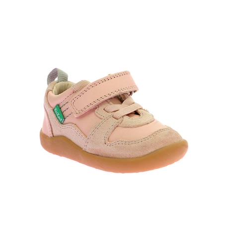 KICKERS Baskets basses Kickfreshi rose BLEU+GRIS+ROSE 10 - vertbaudet enfant 