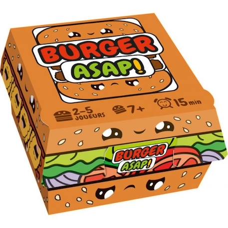 Burger ASAP - Asmodee - Jeu de rapidité - Dès 7ans MULTICOLORE 1 - vertbaudet enfant 