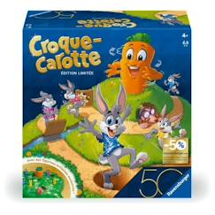 Jouet-Jeux de société-Jeux classiques et de réflexion-Croque Carotte 50 ans, Jeu de société, Enfants et Parents, Jeu de parcours rigolo, A partir de 4 ans, Mixte, 23006, Ravensburger