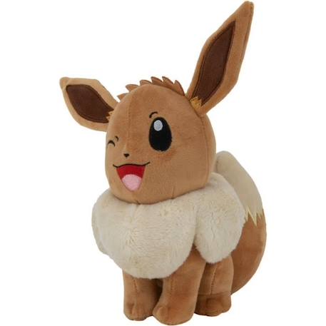 Peluche - BANDAI - Pokémon Evoli - 20 cm, pure douceur et tendresse MULTICOLORE 4 - vertbaudet enfant 