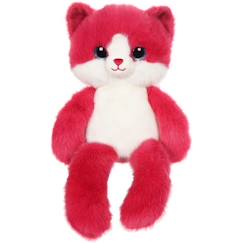 Jouet-Peluche Chat Leggies - GIPSY TOYS - Framboise, 48 cm