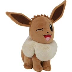 Jouet-Peluche - BANDAI - Pokémon Evoli - 20 cm, pure douceur et tendresse