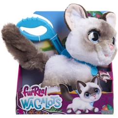 -Jouet interactif - FURREAL FRIENDS - Chaton Grand Marcheur 23 cm - Animal interactif avec laisse