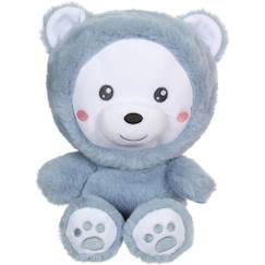 Peluche Ours Hoody Pets - GIPSY TOYS - Bleu, 24 cm  - vertbaudet enfant