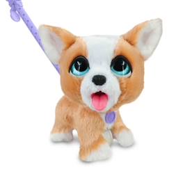 Jouet-Jouet interactif - FURREAL FRIENDS - Mon Copain qui Fait Popo 23 cm - Animal interactif avec laisse, friandises et pelle