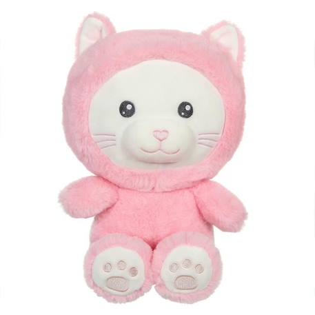 Peluche Chat Hoody Pets - GIPSY TOYS - Rose, 24 cm ROSE 1 - vertbaudet enfant 