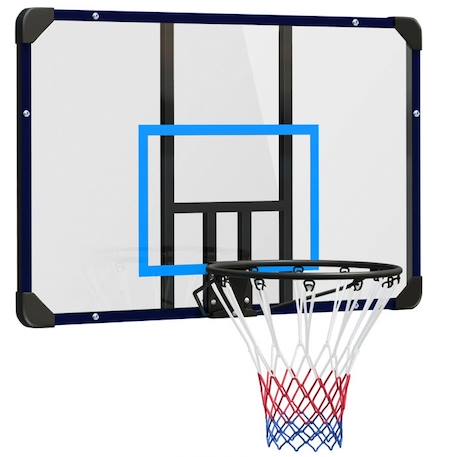 SPORTNOW - Panier de basketball - PC - 113x61x73cm - Bleu BLANC 1 - vertbaudet enfant 