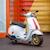 Scooter électrique enfant AIYAPLAY Vespa 6 V dim. 107L x 47l x 73H cm Musique MP3 Port USB Phare 2 roulettes, pour 3-6 ans, Blanc BLANC 3 - vertbaudet enfant 