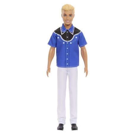 Barbie®-Fashionistas-Poupée Ken blond look western HRH25 BLANC 2 - vertbaudet enfant 