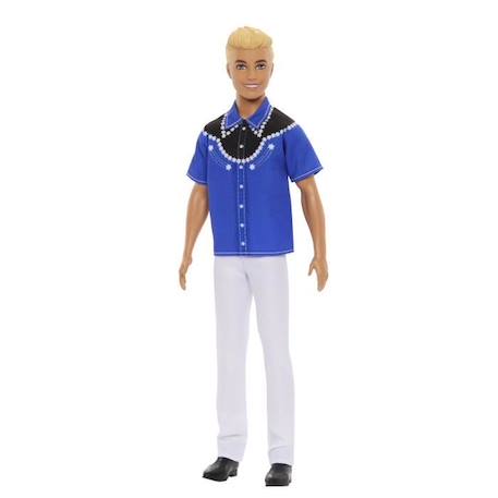 Barbie®-Fashionistas-Poupée Ken blond look western HRH25 BLANC 4 - vertbaudet enfant 