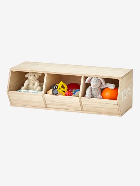 Meuble 3 bacs Toys BOIS 1 - vertbaudet enfant 