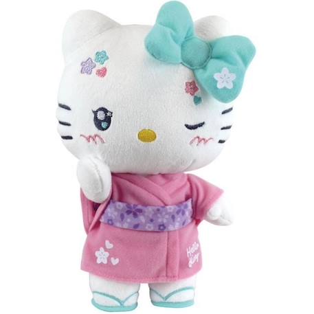 Hello Kitty Kimono Kawaï Peluche +- 22 cm - JEMINI - Version kawaï avec kimono rose et tongs. ROSE 2 - vertbaudet enfant 