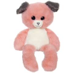 Jouet-Premier âge-Peluche Chien Leggies - GIPSY TOYS - Rose et Gris, 48 cm