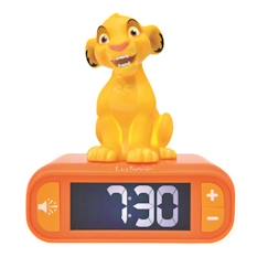 Réveil veilleuse digital LEXIBOOK - Simba - 3D lumineux et sonore - Jaune - Enfant  - vertbaudet enfant