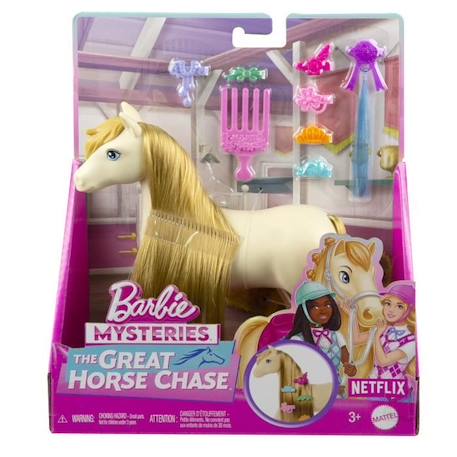 Barbie – Barbie Mysteries : The Great Horse Chase-Poney et accessoires HXJ36 BLANC 5 - vertbaudet enfant 