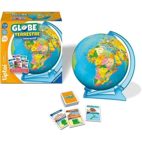 tiptoi® Globe terrestre interactif, 00000191, 7 ans, Ravensburger BLEU 2 - vertbaudet enfant 