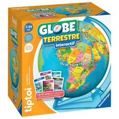 Jouet-Jeux éducatifs-Jeux scientifiques-tiptoi® Globe terrestre interactif, 00000191, 7 ans, Ravensburger