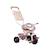 Smoby -Tricycle évolutif enfant Be Fun Confort - Rose - Canne parentale amovible - Repose-pieds rétractable ROSE 1 - vertbaudet enfant 