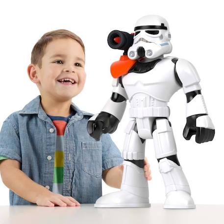 Imaginext-STAR WARS-Figurine XXL Stormtrooper, 40 cm HXG53 BLANC 3 - vertbaudet enfant 