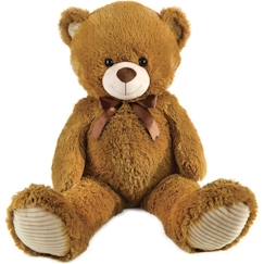 Ours en Peluche Marron avec Noeud +/- 70 cm - PLANET PLUCH - Adorable ours de 70 cm, doux et câlin.  - vertbaudet enfant