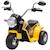 Moto électrique enfant chopper tout-terrain 6 V 20 W marche AV AR 3 roues effets lumineux et sonores jaune noir JAUNE 1 - vertbaudet enfant 