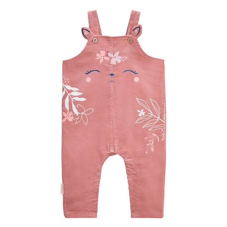 Salopette en velours côtelé bébé fille Rosa ROSE 1 - vertbaudet enfant 