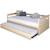 Pack lit gigogne avec 2 matelas 90x190 cm Izao bois naturel MARRON 1 - vertbaudet enfant 