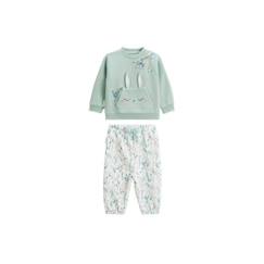 Ensemble bébé sweat-shirt et pantalon en molleton MissCerise  - vertbaudet enfant