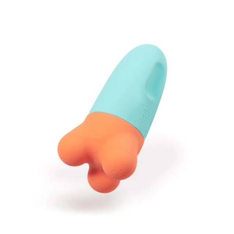 Quut - Squezzi Fusée en silicone ORANGE 1 - vertbaudet enfant 