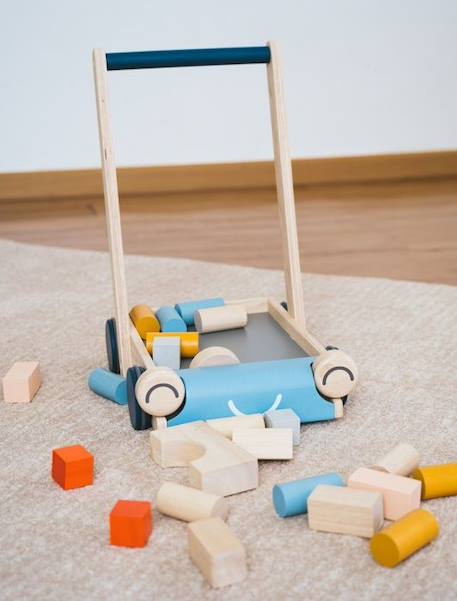 Plan Toys - Chariot de marche Tendresse - TROUSSELIER BEIGE 3 - vertbaudet enfant 