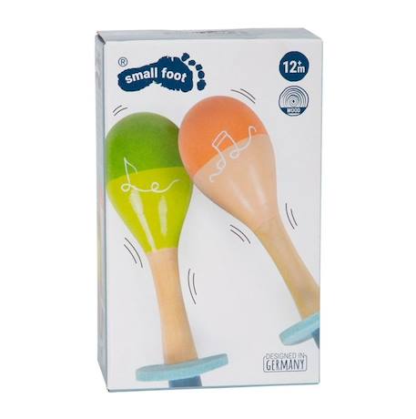 Small foot company - Maracas Groovy Beats - LEGLER BLANC 6 - vertbaudet enfant 