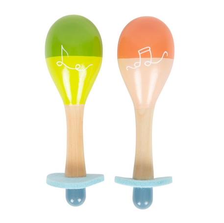 Small foot company - Maracas Groovy Beats - LEGLER BLANC 2 - vertbaudet enfant 