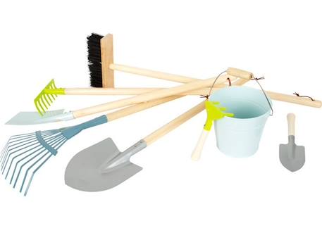 Small foot company - Grand Set d'outils de jardin - LEGLER BEIGE 1 - vertbaudet enfant 