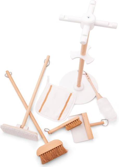 New Classic Toys - Set de ménage en bois BLANC 4 - vertbaudet enfant 