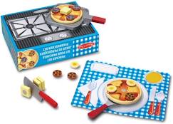 Jouet-Jeux d'imitation-Cuisines et dinette-Melissa & Doug - Kit pour pancakes en bois