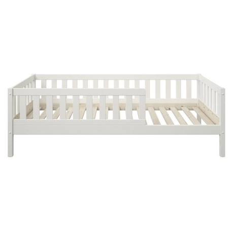 Lit banquette 90x200 Charlie Blanc Charlie BLANC 3 - vertbaudet enfant 