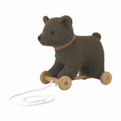 Jouet-Premier âge-Bascules, chariots de marche, trotteurs et porteurs-Egmont Toys - Raoul l'ours à tirer