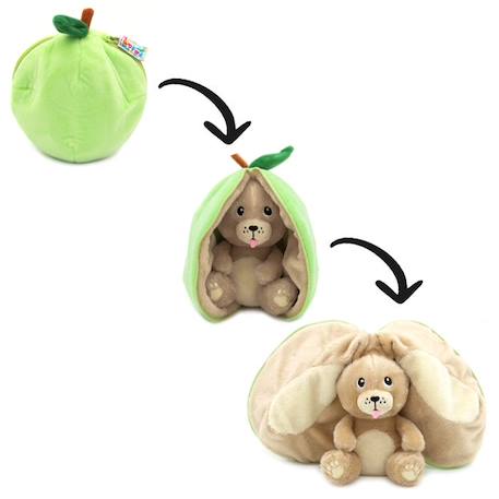 Les Déglingos - Peluche Flipetz Chien Pomme - GLOBE TROTOYS VERT 2 - vertbaudet enfant 