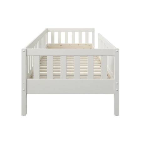 Lit banquette 90x200 Charlie Blanc Charlie BLANC 4 - vertbaudet enfant 