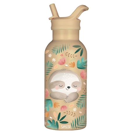 Garçon-Sassi Junior - Bouteille isotherme Gnawy le paresseux 350 ml