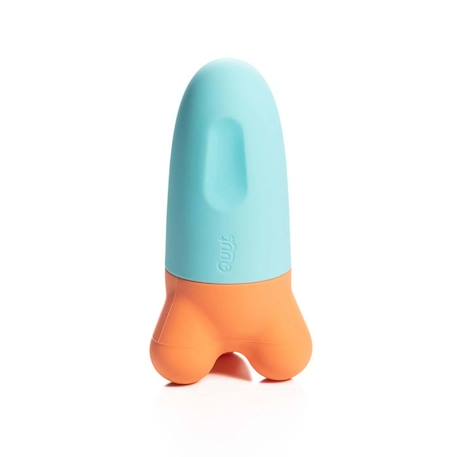 Quut - Squezzi Fusée en silicone ORANGE 5 - vertbaudet enfant 