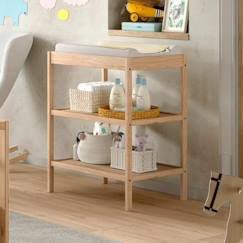 Table à langer en hêtre massif naturel hauteur 95cm Paola  - vertbaudet enfant