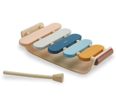 Plan Toys - Xylophone Tendresse - TROUSSELIER BEIGE 1 - vertbaudet enfant 