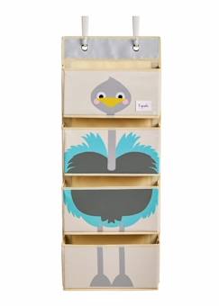 Chambre et rangement-Rangement-Rangement livres-3 Sprouts - Rangement mural Autruche - ELEMENTS FOR KIDS