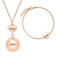 Vêtements de grossesse-Coffret Bola de grossesse et bracelet 150 cm Rose