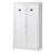 Armoire 2 portes pin et imitation bois hauteur 191cm Iris BLANC 3 - vertbaudet enfant 