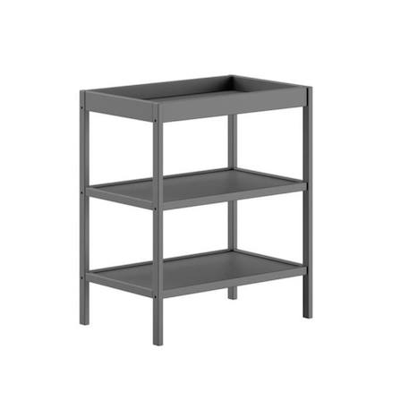 Table à langer en hêtre massif anthracite hauteur 95cm Paola GRIS 2 - vertbaudet enfant 