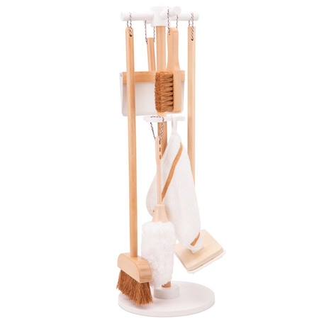 New Classic Toys - Set de ménage en bois BLANC 1 - vertbaudet enfant 